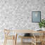 Black and White Peony Floral Wallpaper