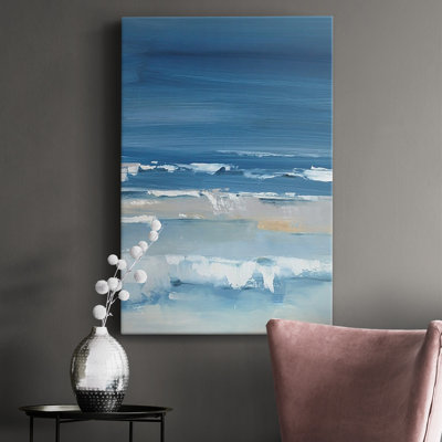 Coastal Colors I - Toile tendue avec châssis de qualité supérieure - prête à être accrochée