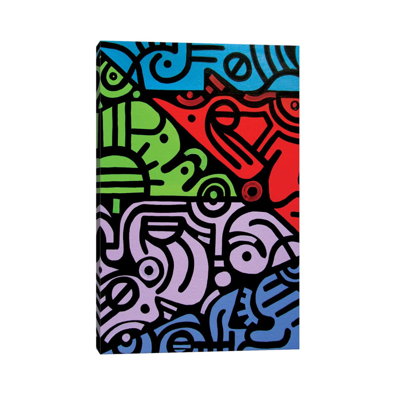 Reflections by Billy The Artist - Print on Canvas, 66.04 cm H x 45.72 cm W x 1.91 cm D, Wrapped Canvas