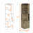 Ample Storage 8 Bar Cabinet In Style Colored For Organized Home-397596718