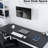White Pneumatic Arm Single Monitor Wall Mount