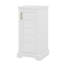 Meuble-lavabo de 16 pouces avec lavabo, petit meuble-lavabo rétro avec tablette réglable