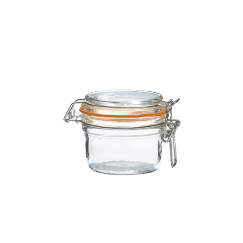Glass Jar - Set of 6, 6.27cm H x 7.4cm W x 7.4cm D