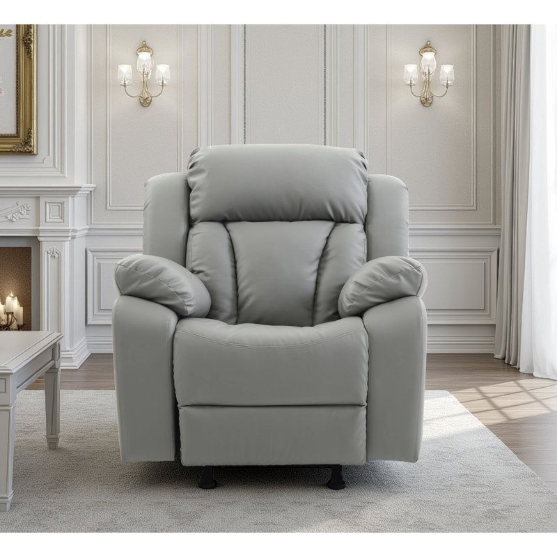Fauteuil inclinable et berçant Novellara, Gris