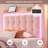 Upholstered Platform Bed with LED Lights, Charging Port, Floating Bed-2140033194-2083676636