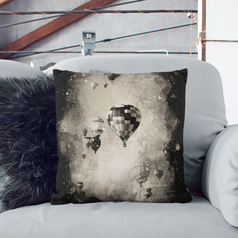 Square Throw Cushion, 40cm H x 40cm W x 15cm D