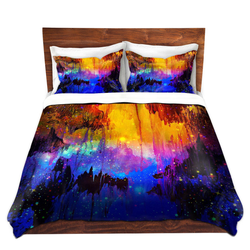 Abstract Duvet Cover, 1 King Duvet Cover + 2 King Shams