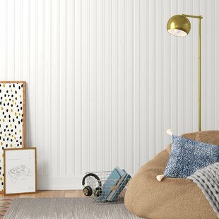 Beadboard Peel and Stick Wallpaper  Lelands Wallpaper