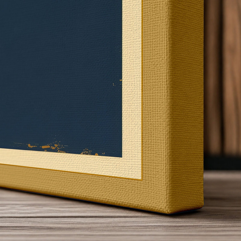 Tern in Flight Coastal - Wrapped Canvas, 24x16 - 61.0 x 40.6 cm, Ochre Border