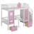 Bunk Bed With Changeable Table, Bunk Bed Turn Into Upper Bed And Down Desk