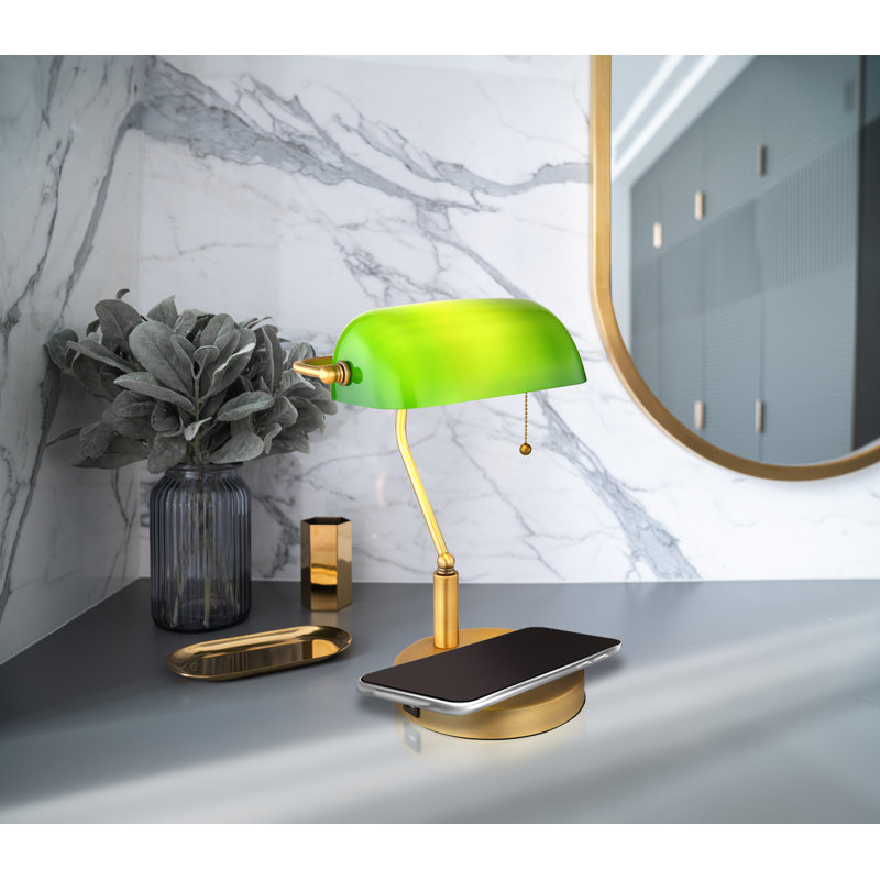 Dinkins Metal Bankers Chair Lamp