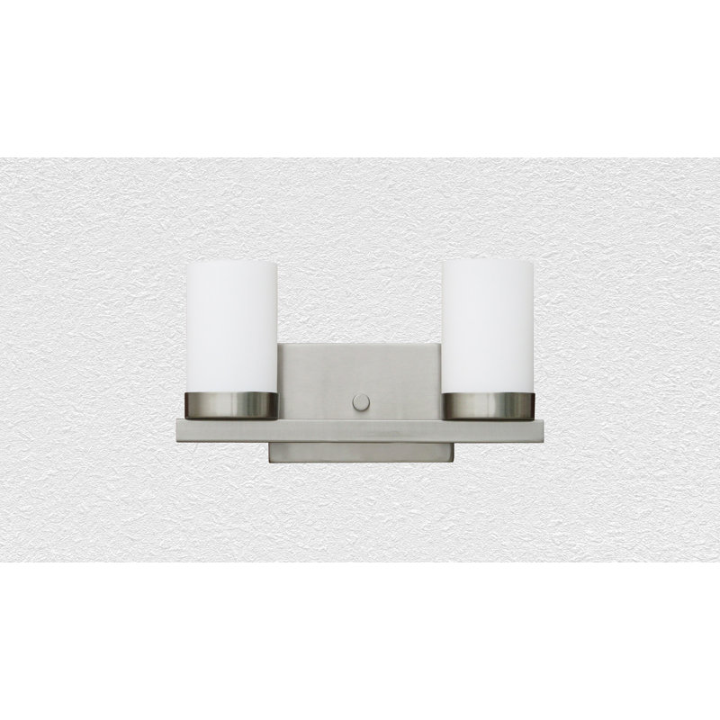 Harvey 2 - Light Vanity Light, Satin Steel