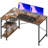 L Shaped Computer Desk with Reversible Storage Shelves, Gaming Corner Desk for Home Office-1519630086-1519630085