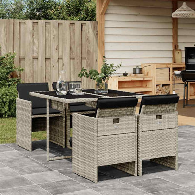Patio Dining Set with Cushions included