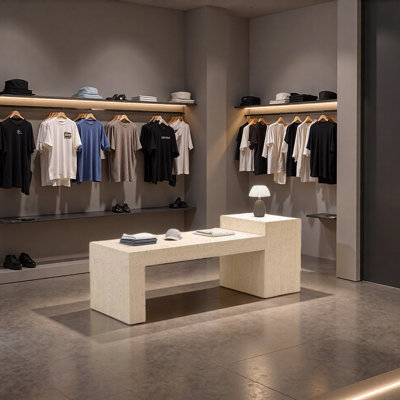 Comptoir de présentation haut de gamme du magasin de vêtements