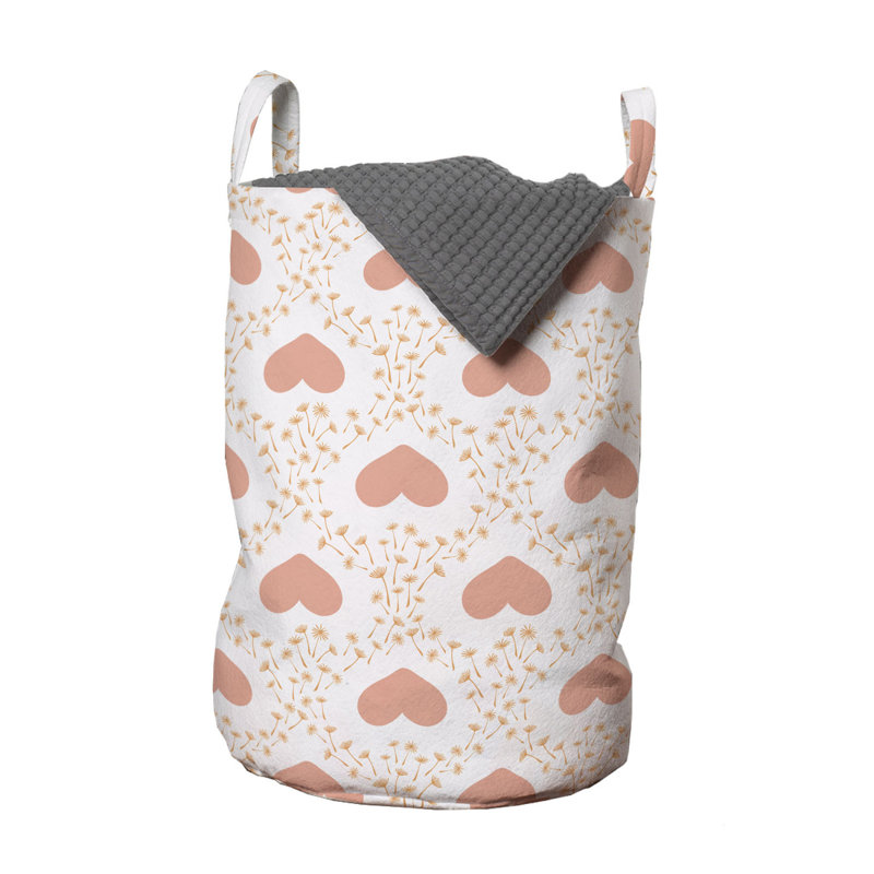 Ambesonne Fabric Laundry Bag with Handles