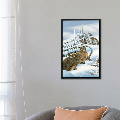Bunnies In The Snow by Jan Weeink - Graphic Art