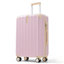 Ensemble de valises de voyage en ABS de qualité supérieure, ensemble de valises à verrou TSA 3 pièces avec des tailles de 20, 24 et 28 pouces avec roues pivotantes à 360 °, rose
