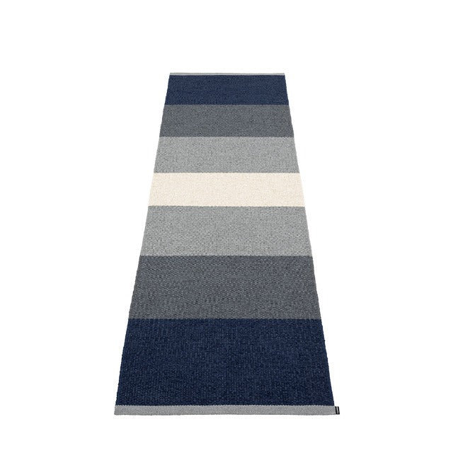 KIM Hand Loomed Area Rug in Blue