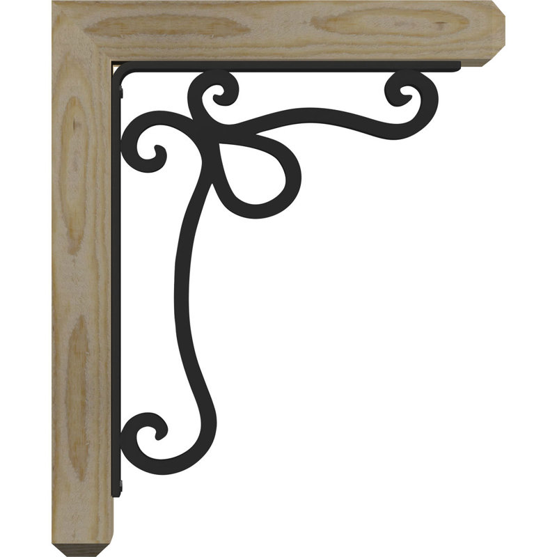 Support triple Ironcrest de 4 po d'épaisseur Orleans, H 23 po x P 20 po, Sapin de Douglas l 3 1/2 po x T 4 po (lisse)