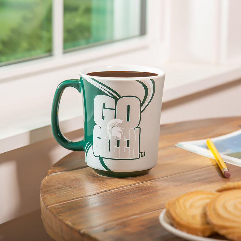 Université du Michigan, céramique 14 oz avec boîte assortie