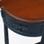 Console rétro en bois courbé, canapé demi-lune circulaire de 52 pouces-765624849