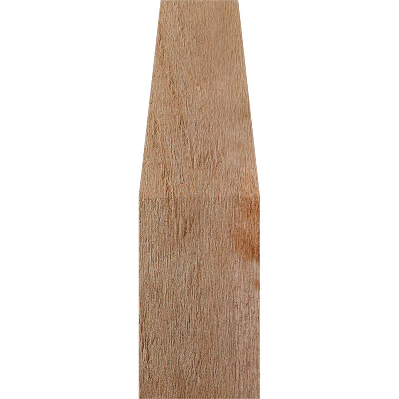 Attelle de genou traditionnelle, Cèdre rouge de l'Ouest (scié brut), H 16 po x l 4 po x P 12 po