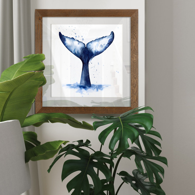 Mixed signaux VI-impression de peinture encadrée sur papier, H 31,5 po x l 31,5 po x P 1,5 po, Érable encadré