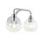 Daulton Iron/Seeded Glass Cottage Rustic LED Vanity Light-1588011387-1531401945