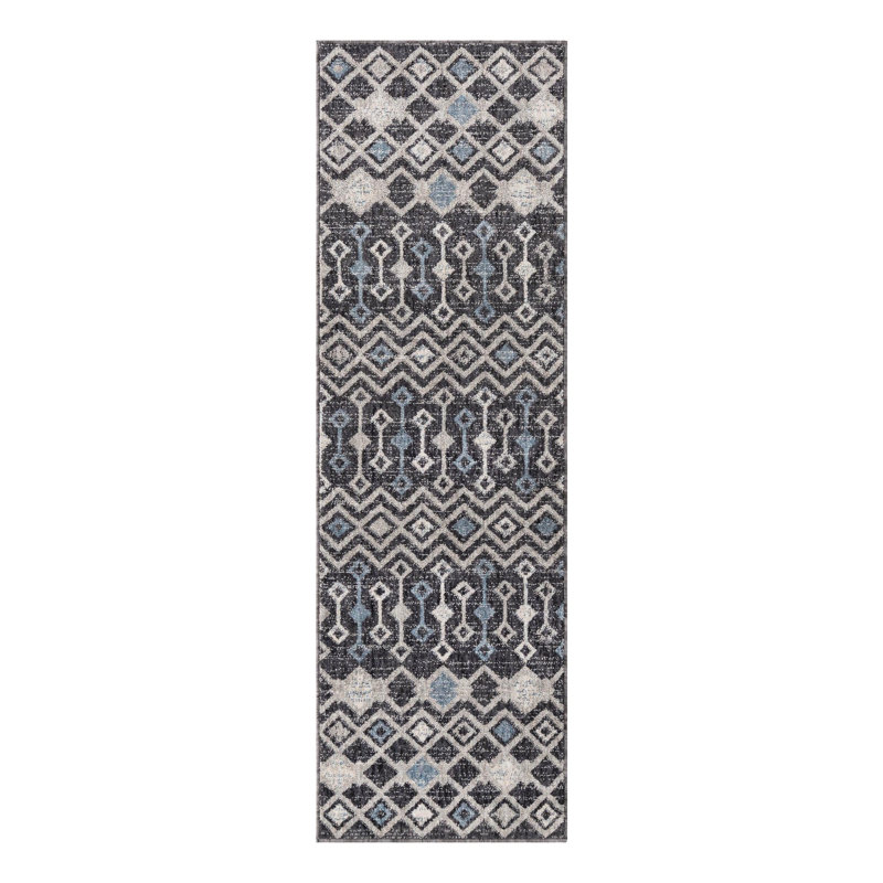 Barnkine Geometric Indoor Rug, Runner 2' x 6'