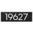 Floating Modern 4" Number Horizontal Address Plaque (5 Digits)-41299987-41299672