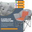 Chaise de camping pliante avec coussin-93658911
