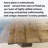 62.99" Rectangular Solid Wood Dining Table