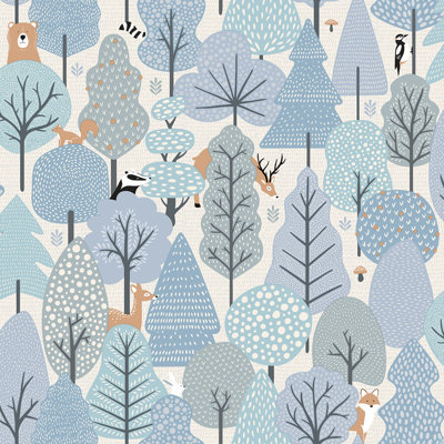 Papier peint forêt enchantée
