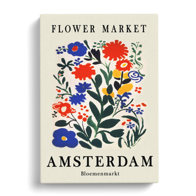 XMKTMKT-59 Amsterdam Flower Market Exhibition No.2 - Wrapped Canvas Print