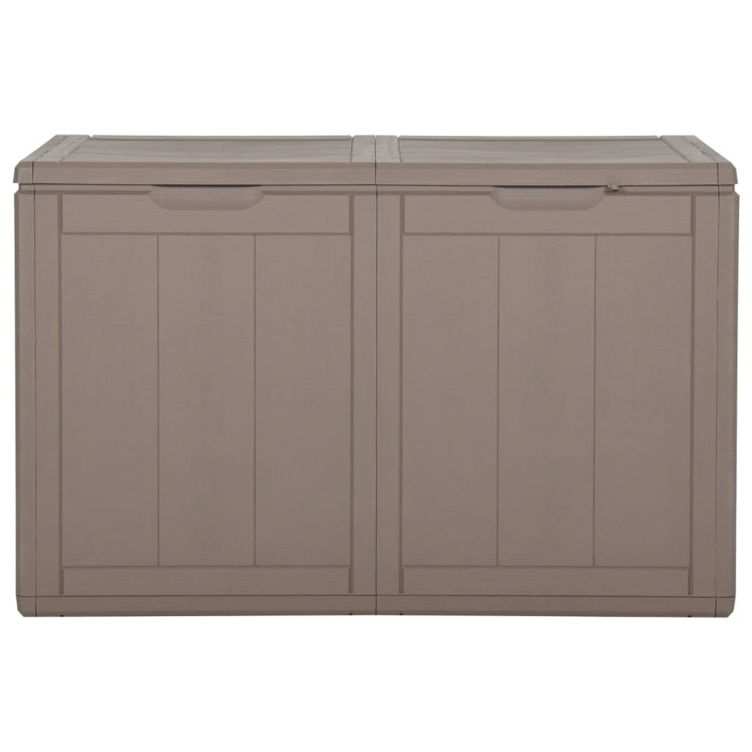 META 80.5cm W 180L Polypropylene Deck Box in Brown