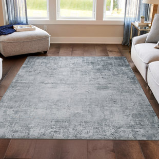 Wyatt & Ash Hazen Abstract Machine Washable Imagine Printed Chenille Rugs 1-Piece