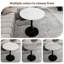Table d'appoint ronde avec base piédestal-601954788