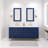 Bristol 72" Carrara White Marble Countertop Bath Vanity with Faucet-421926448