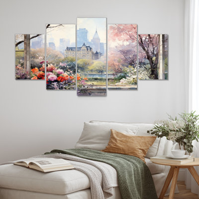 New York Central Park Window Views II - New York City Multipanel Wall Art Set