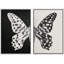 Art mural noir et blanc, images murales neutres modernes, impression sur toile encadrée 2 pièces, 16 x 24 x 2, 24 x 36 x 2-91069218-91069221