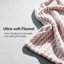 Jeté en flanelle à motif de chevrons.-131977029