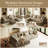 U-Shaped Corduroy Modular Sectional Cloud Sofa Deep Seat Corner Couch With Removable Ottoman-1425914277