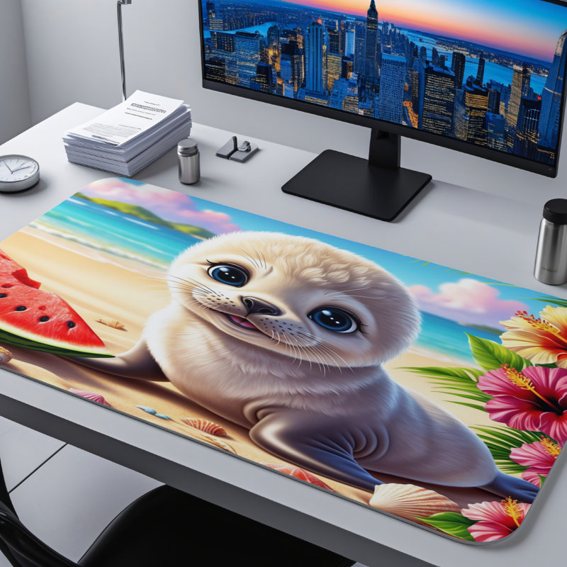 Polyester Desk Pad, 23.6x13.8