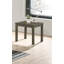 Élégant ensemble de tables basses 3 pièces et 1 table basse et 2 tables de bout gris foncé-1417557916
