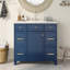 Meuble-lavabo simple 36 po avec plateau Zanita