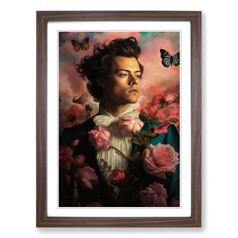 Harry Styles Romanticism - Framed Print