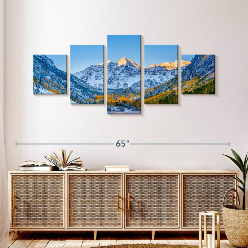 Maroon Bells Sunrise, H 24 po x l 55 po