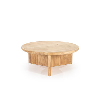 Table basse simple en bois massif