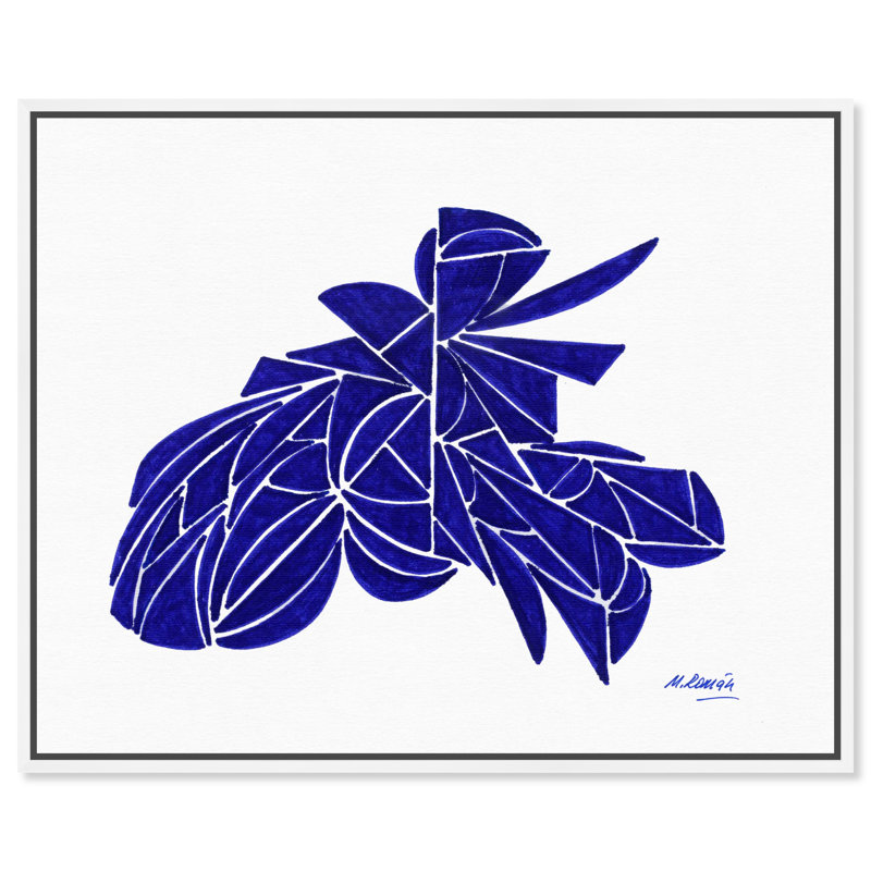 Manuel Roman - Transcendence Print by Oliver Gal, 31"H x 37"W, White Floater Frame